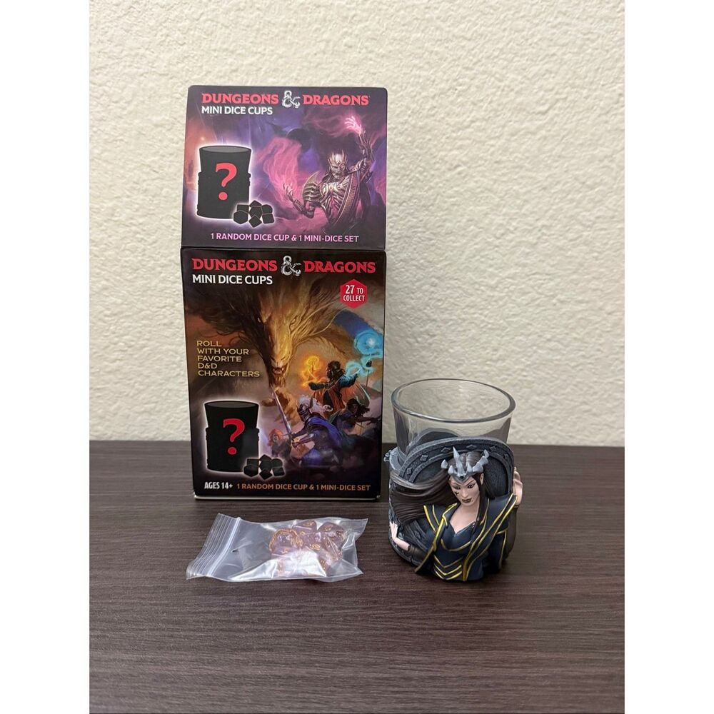 D&D Dungeons & Dragons Series 2 Blind Box Mini Dice Cup - Iggwilv (Color)